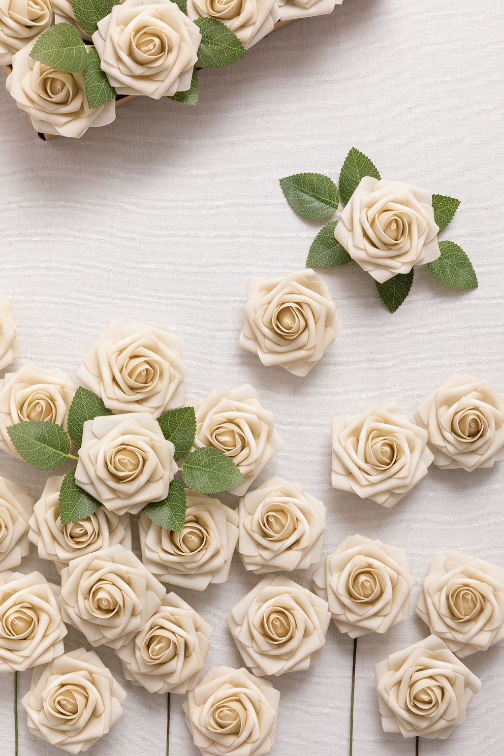 DIY Supporting Flower Boxes in Tawny Beige Rose