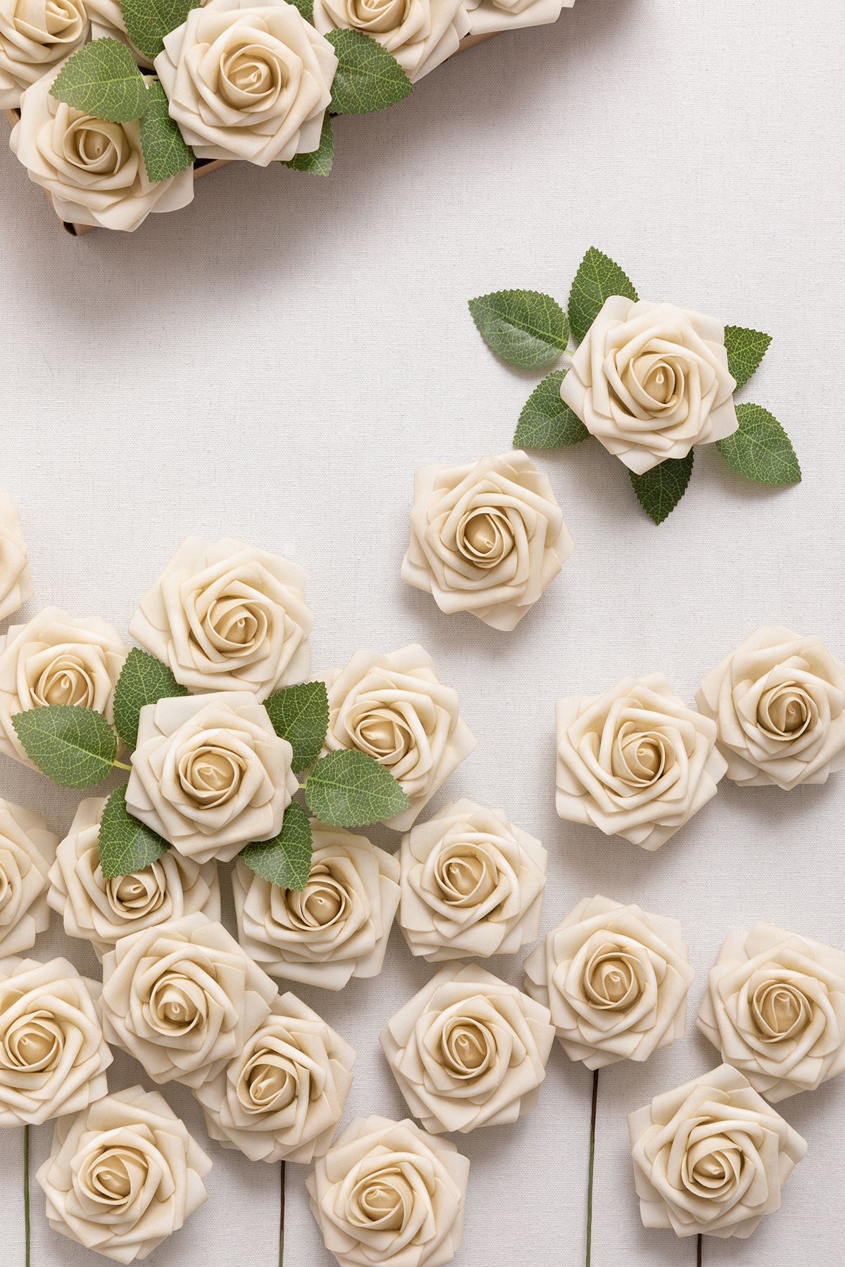 DIY Supporting Flower Boxes in Tawny Beige Rose