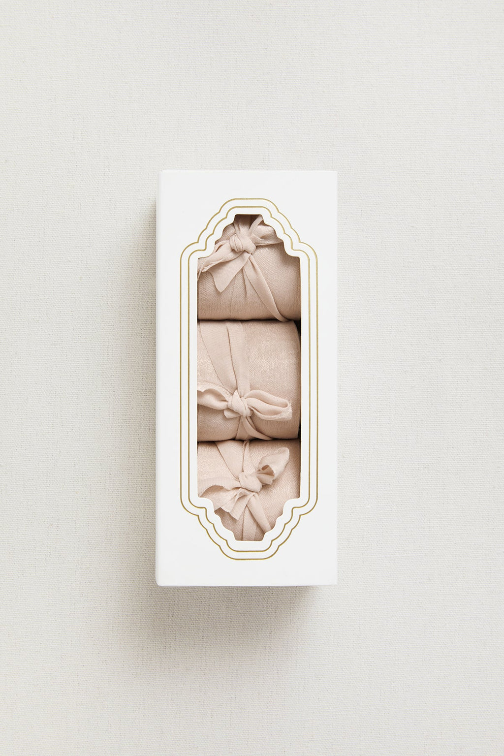 Matte Satin Ribbons 1.5" w x 6 Yards - Nude (Set of 3)丨Clearance