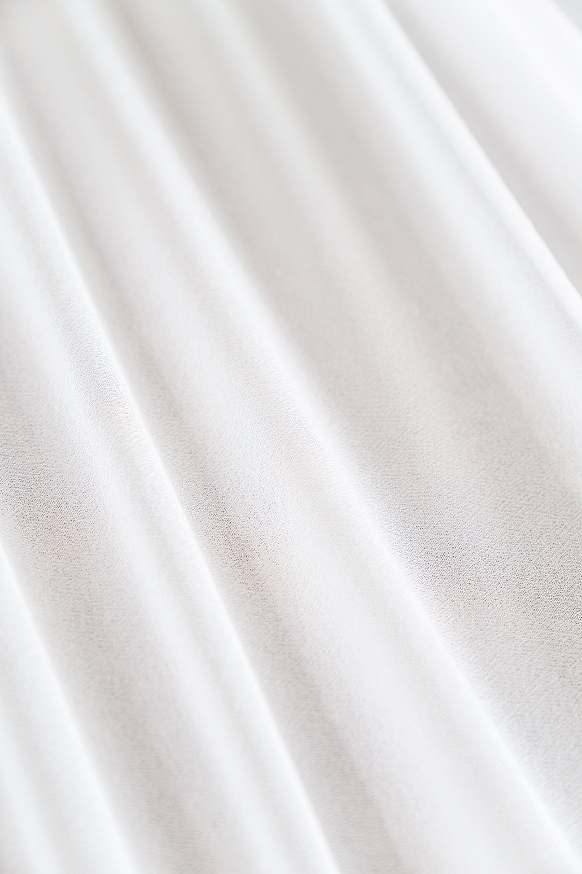 Romantic Sheer Table Runner 29" w x 14ft - Brilliant White