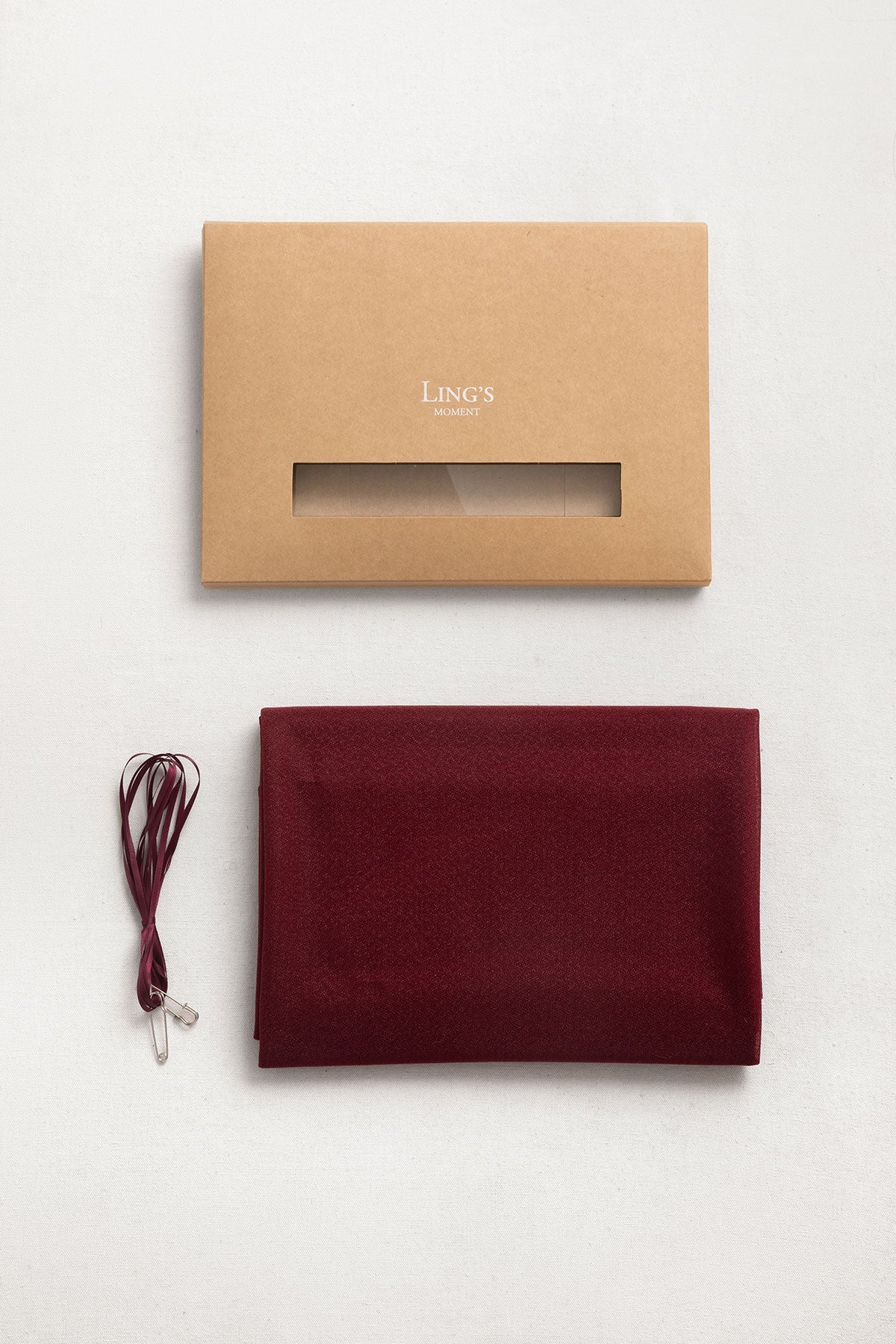 Romantic Sheer Table Runner 29"w x 14FT - Burgundy