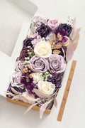 DIY Designer Flower Boxes in Lilac & Gold （Deluxe Box）丨Clearance