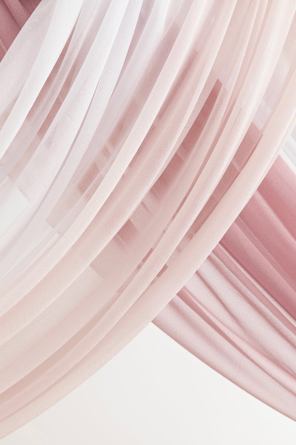 Wedding Arch Drapes in Gentle Blush