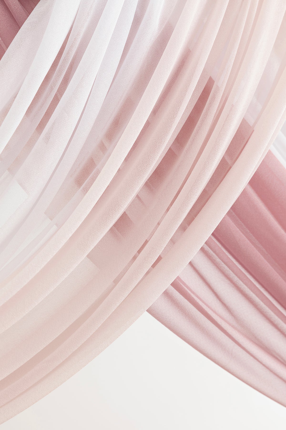 Wedding Arch Drapes in Gentle Blush