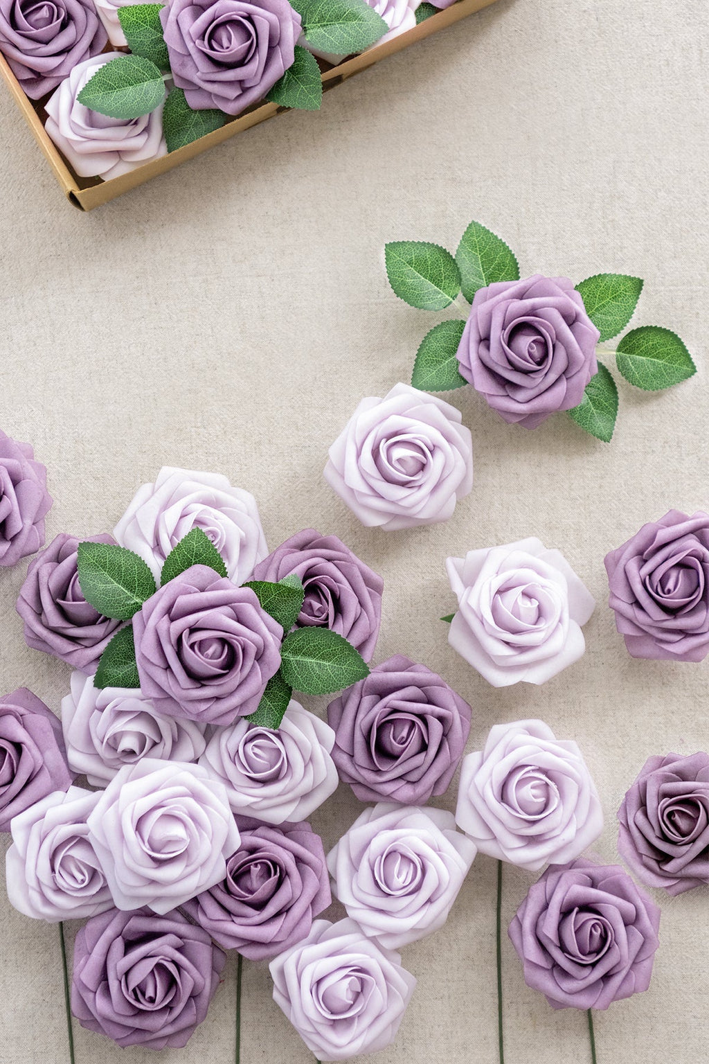 DIY Supporting Flowers in Dusty Violet & Pale Lavender