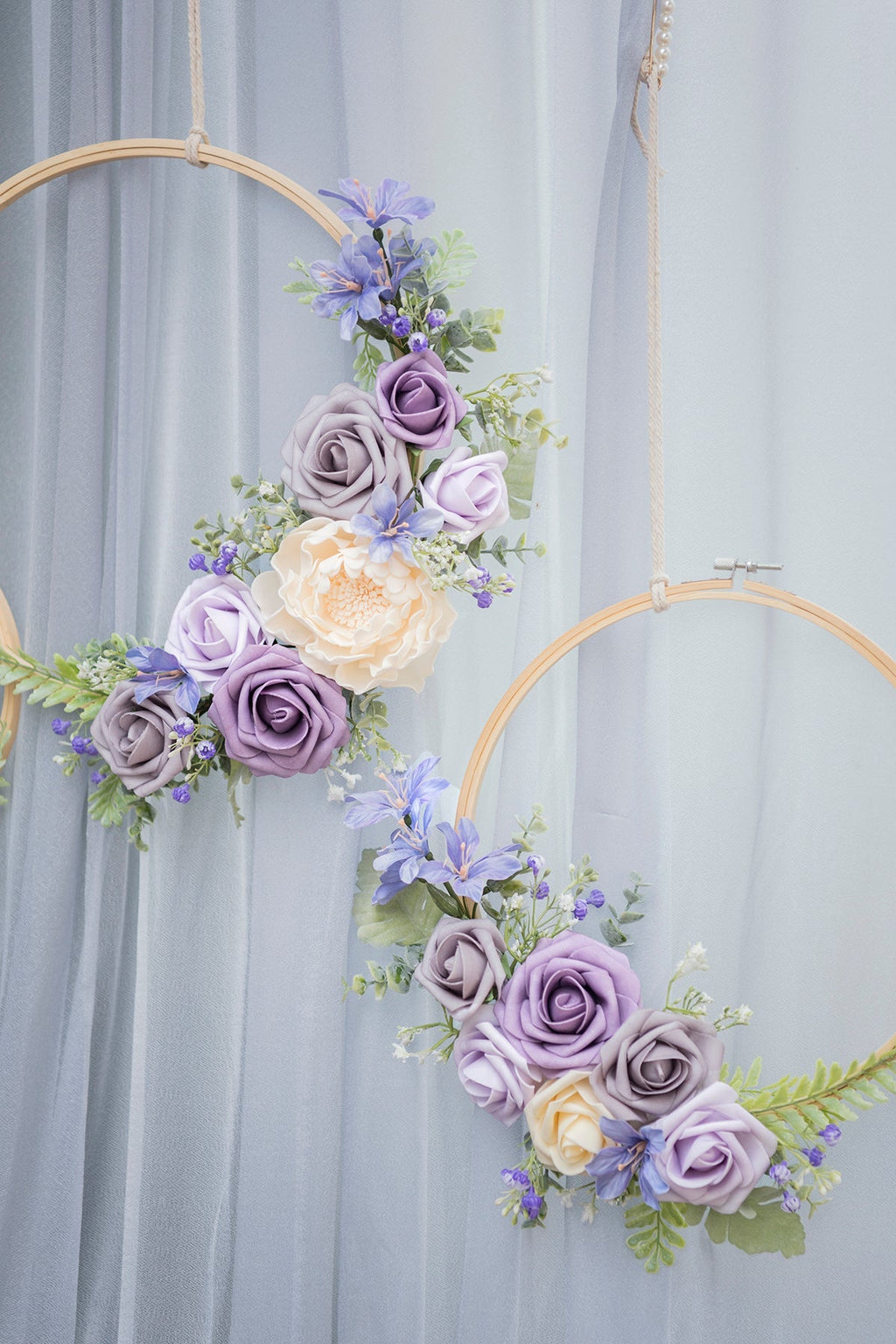 DIY Supporting Flowers in Dusty Violet & Pale Lavender