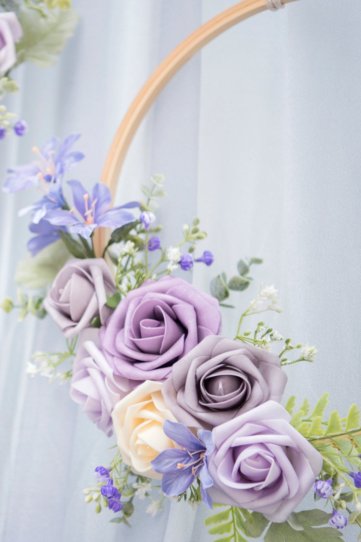 DIY Supporting Flowers in Dusty Violet & Pale Lavender