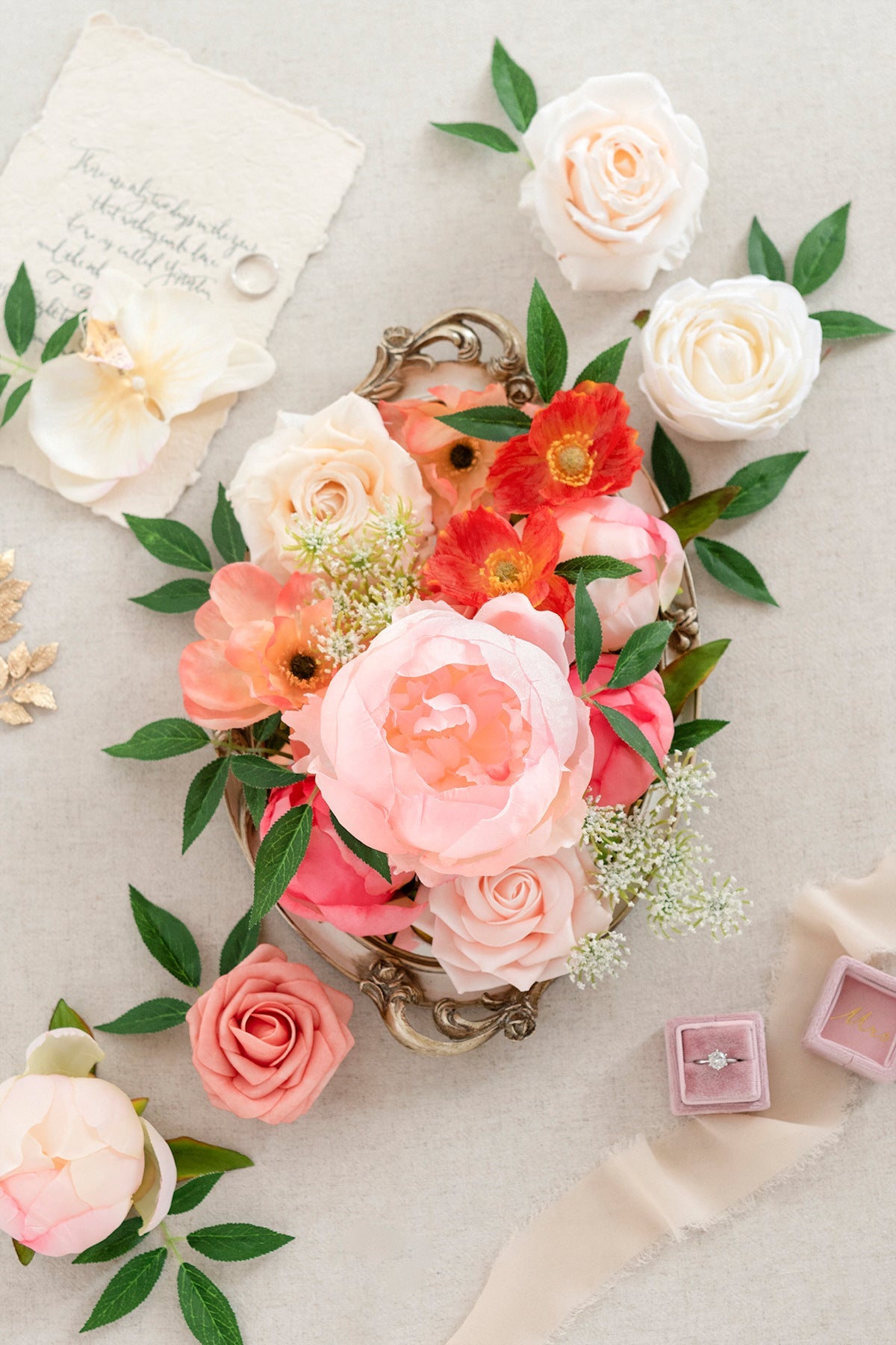 Flower Box Set for DIY - Vivien Coral Grand Box