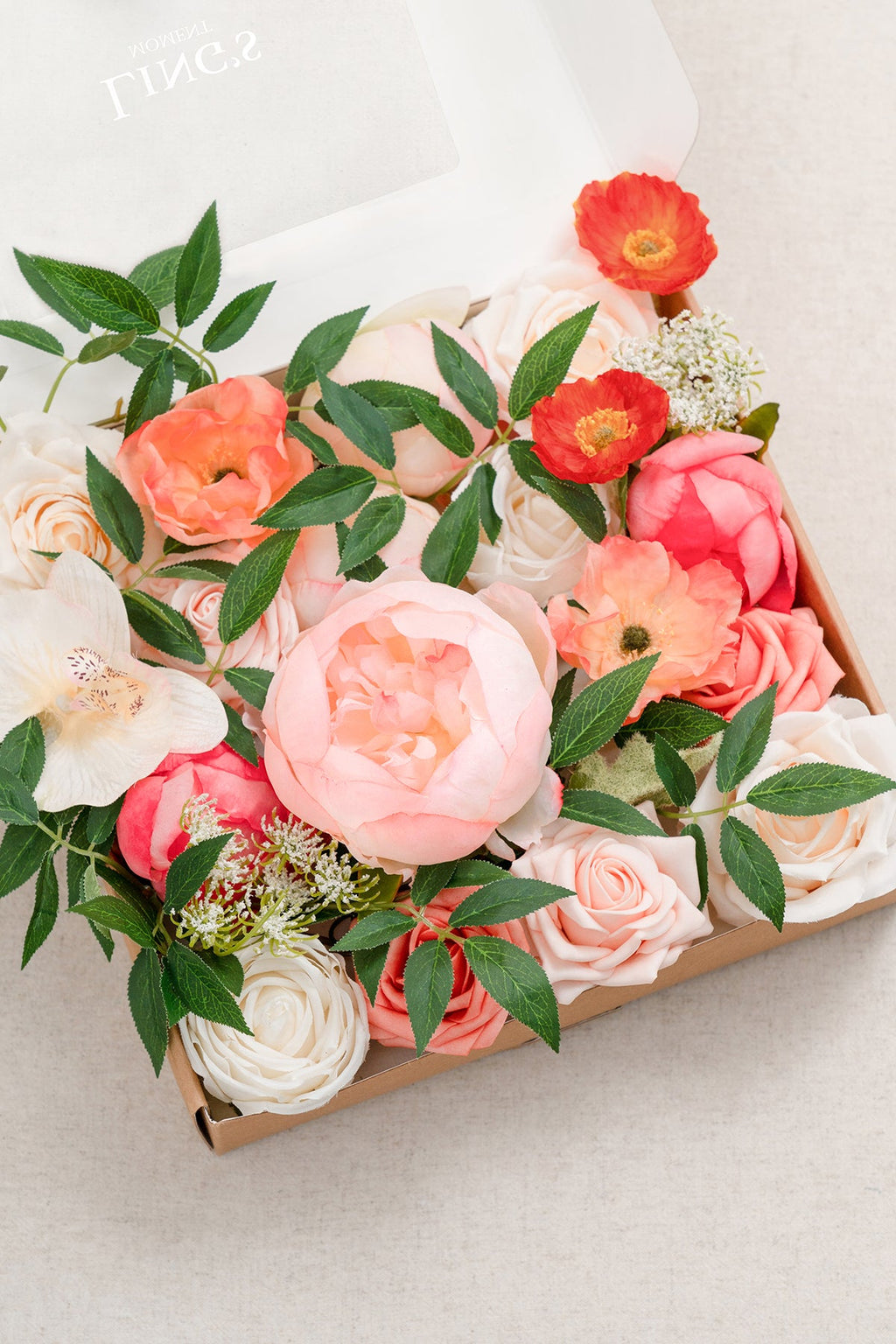 Flower Box Set for DIY - Vivien Coral Grand Box