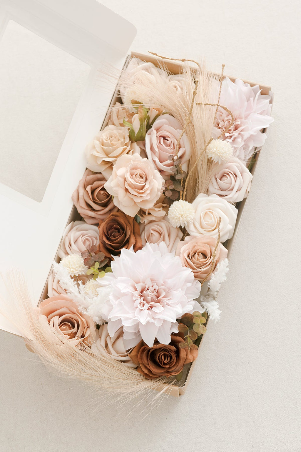 DIY Designer Flower Boxes in Ann White & Nude Deluxe Box丨Clearance