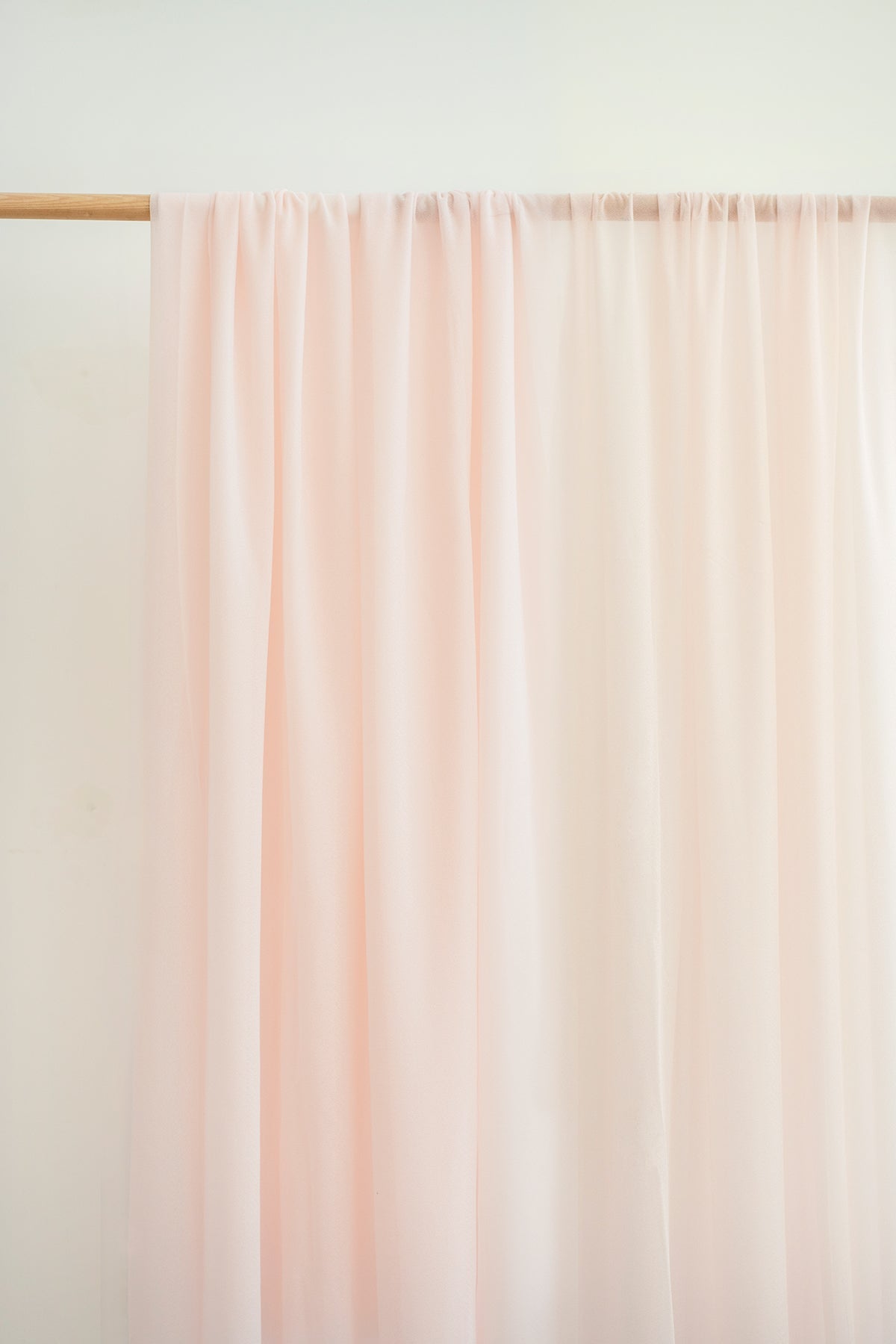 Table Linens in Sheer Blush (14ft)