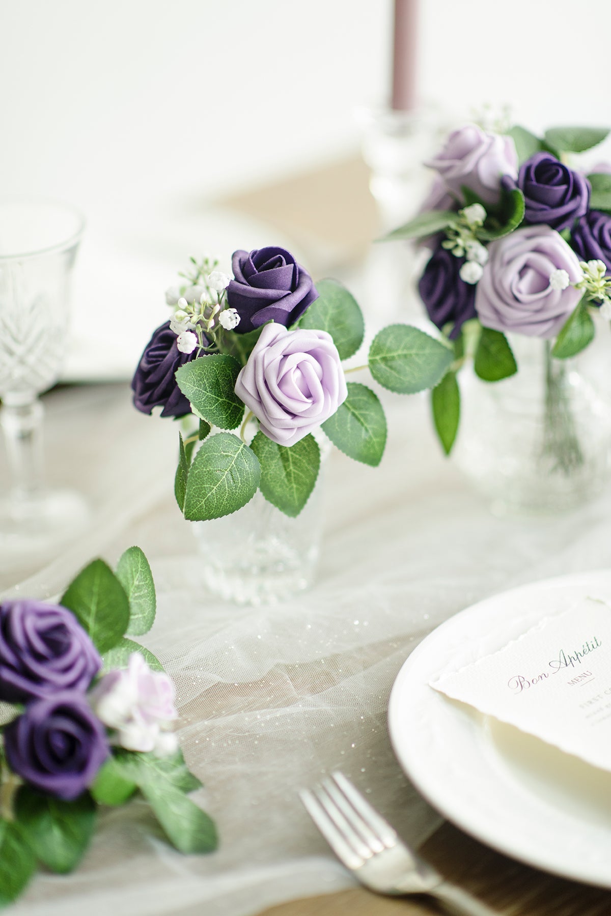 DIY Supporting Flowers in Lilac & Purple Petite