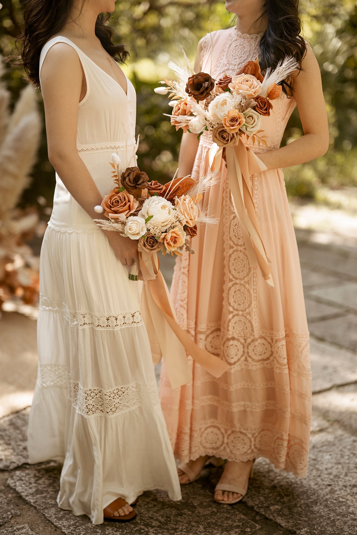 Free-Form Bridesmaid Bouquets in 7" Free-Form (Set of 4)