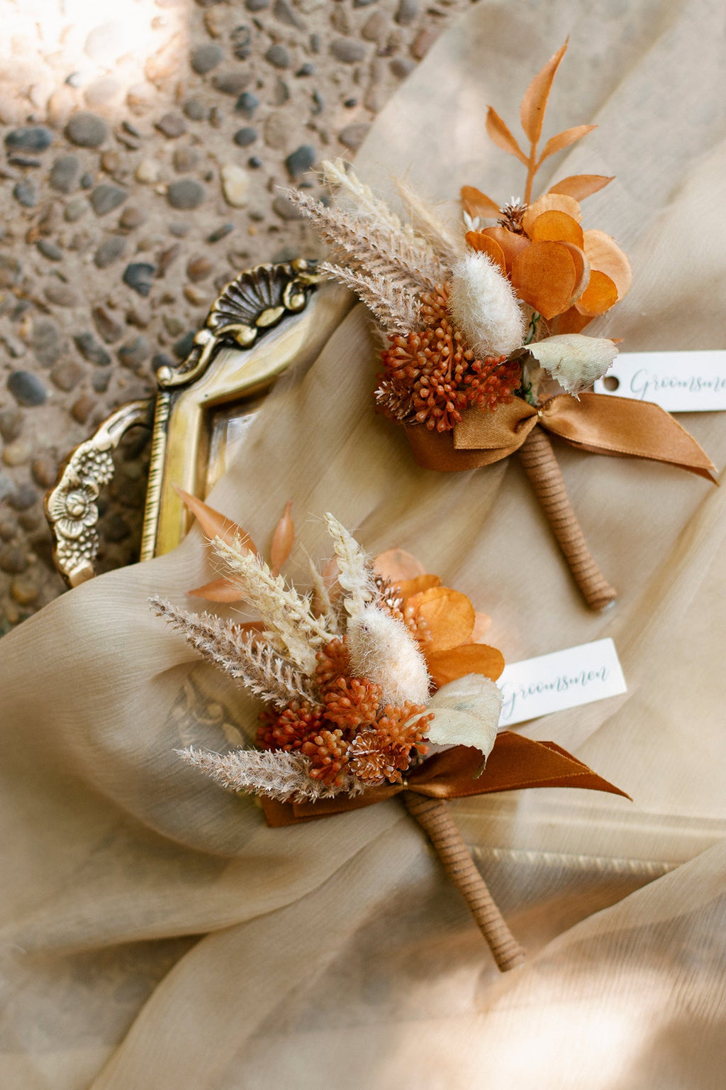 Additional Flower Decorations in Boutonniere (Set of 6)丨Clearance