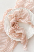Cheesecloth Napkins & Table Runner Set for Reception - Image 2