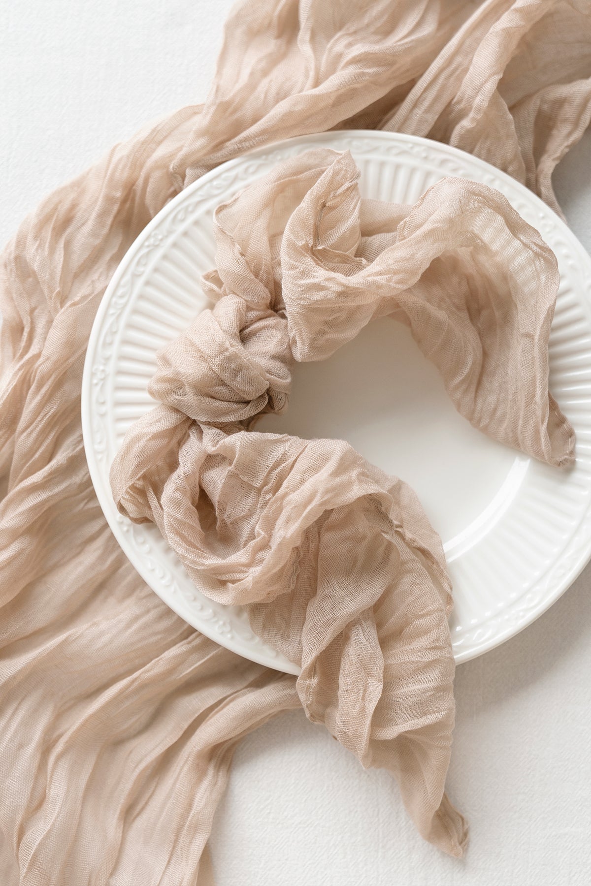 Cheesecloth Napkins in Warm Sand