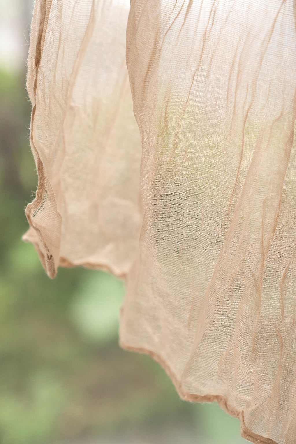 Cheesecloth Napkins in Warm Sand