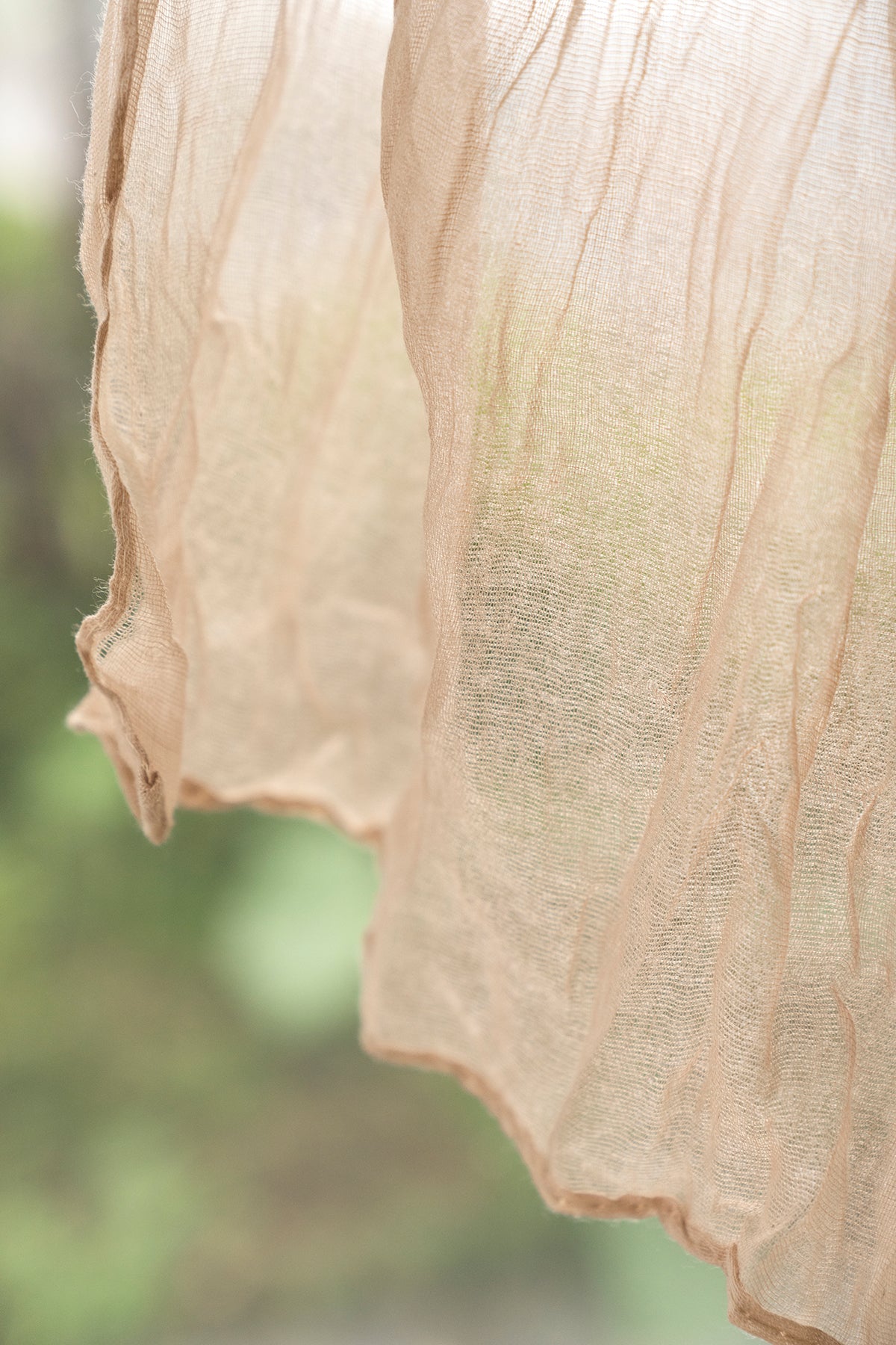 Cheesecloth Napkins in Warm Sand