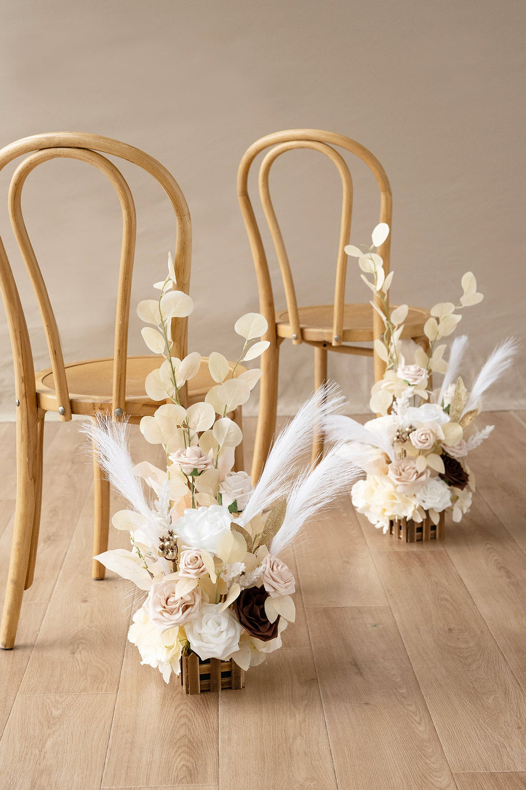 Wedding Aisle Runner Flower Arrangement in White & Beige | Clearance?Clearance