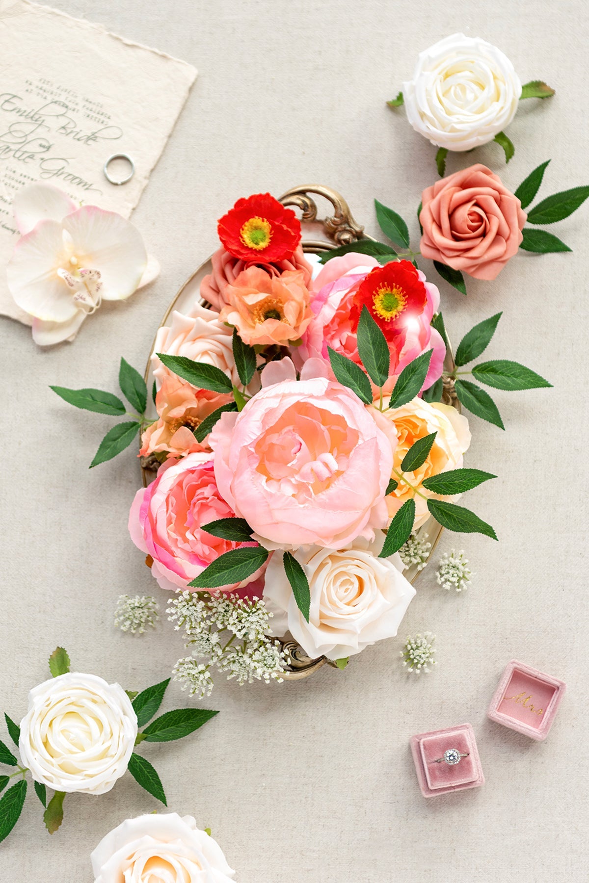 Flower Box Set for DIY - Vivien Coral Grand Box
