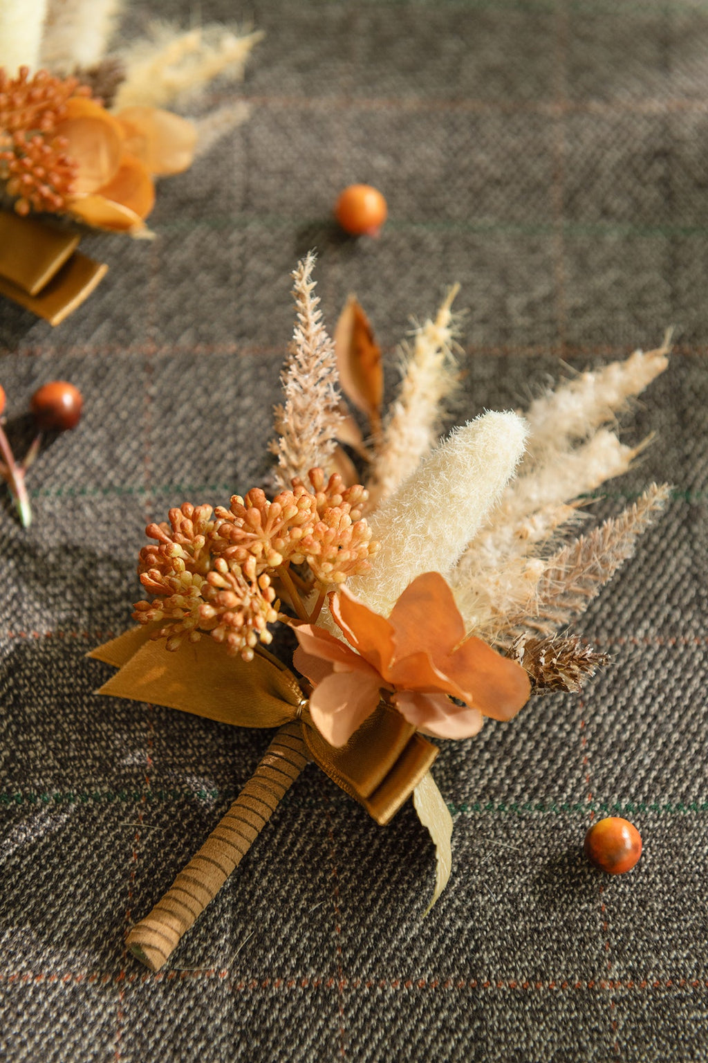 Flash Sale | Boutonnieres in Rust & Sepia | Clearance