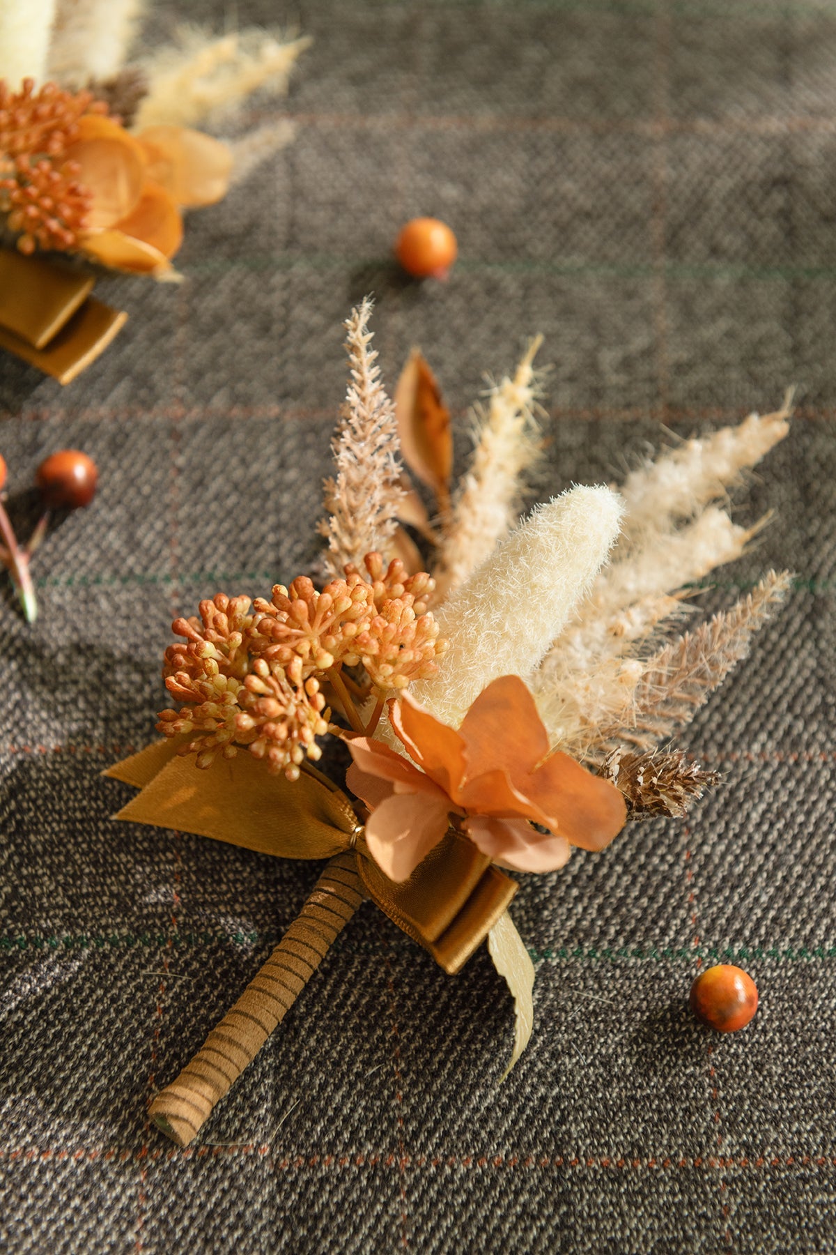 Flash Sale | Boutonnieres in Rust & Sepia | Clearance