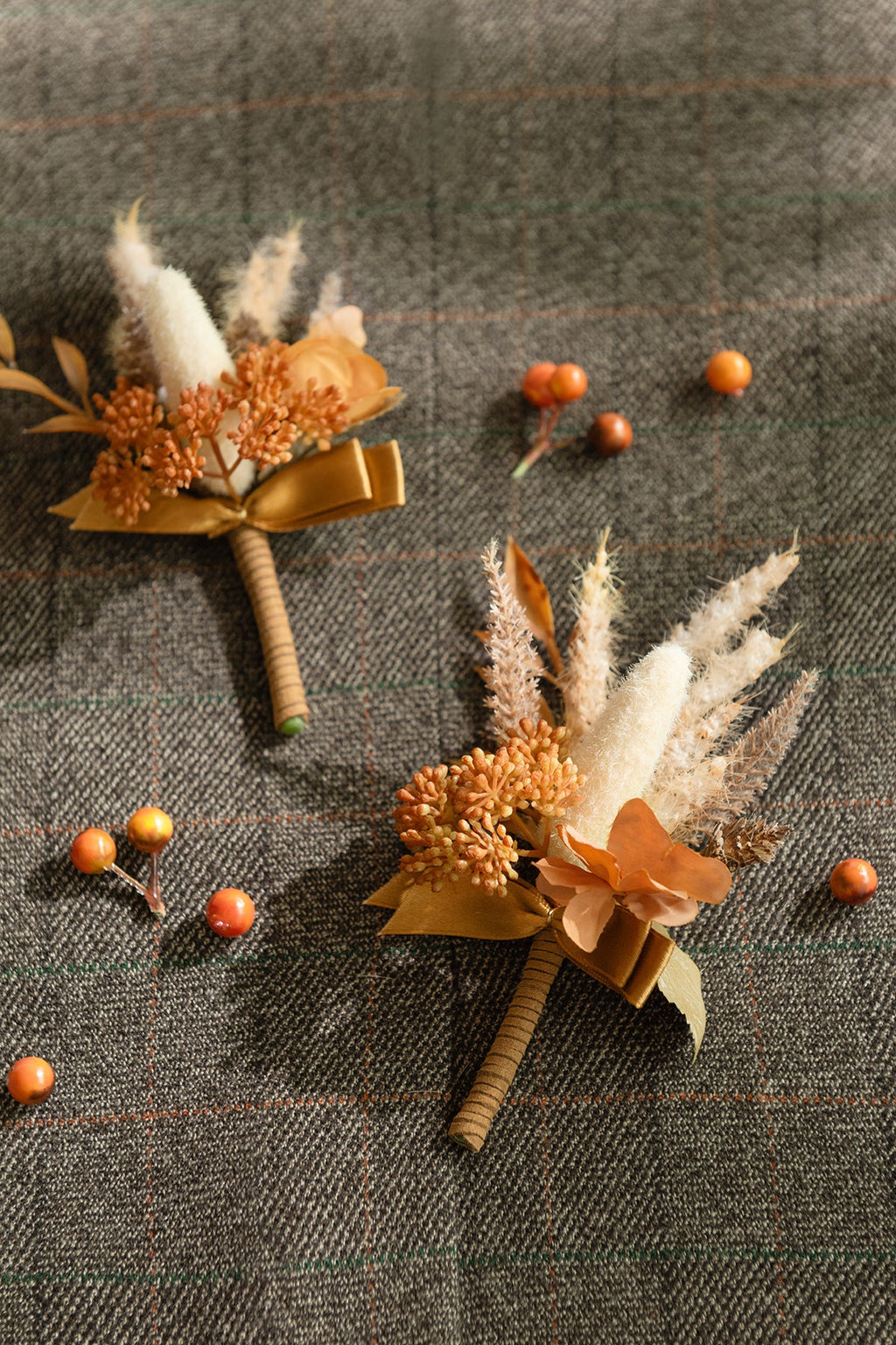 Flash Sale | Boutonnieres in Rust & Sepia | Clearance