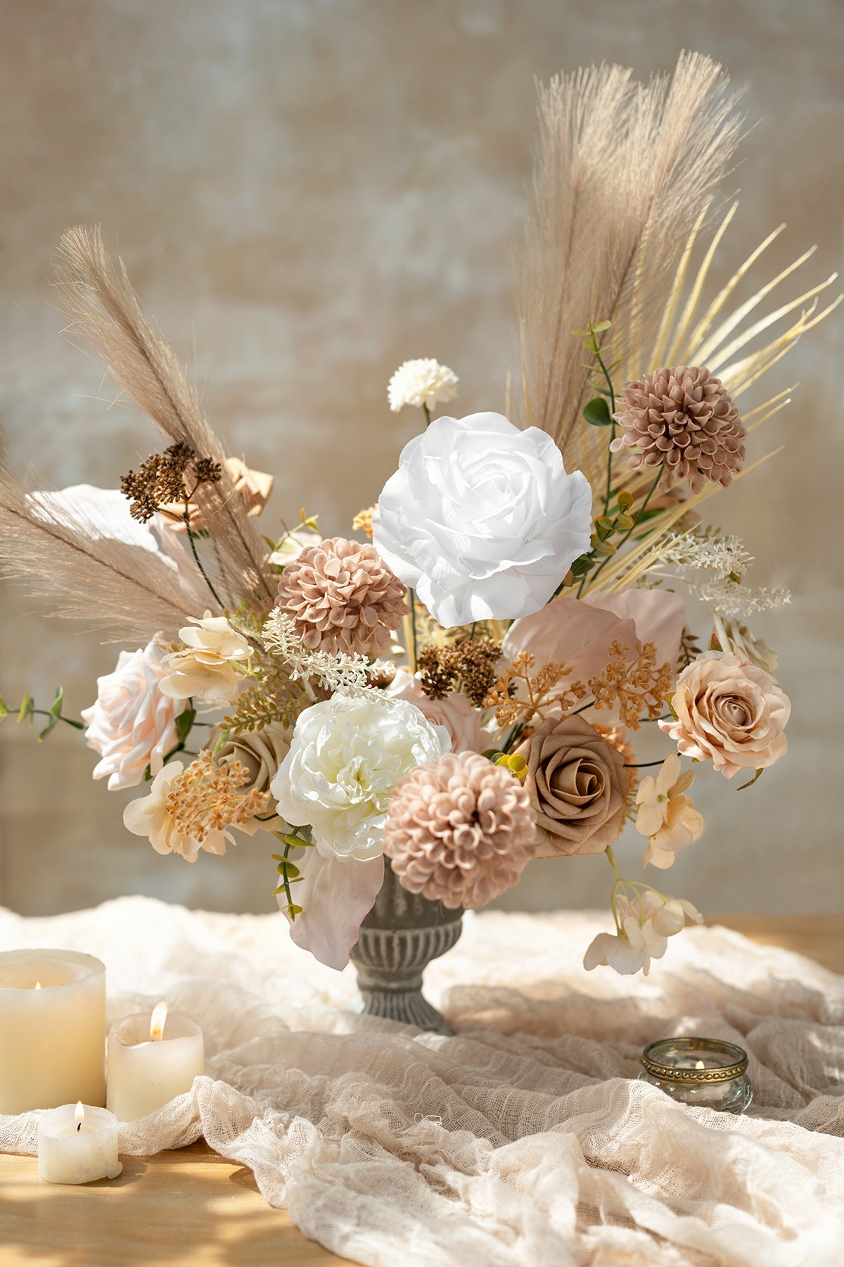 DIY Kits For Centerpieces in Boho & Nude （Deluxe Box）