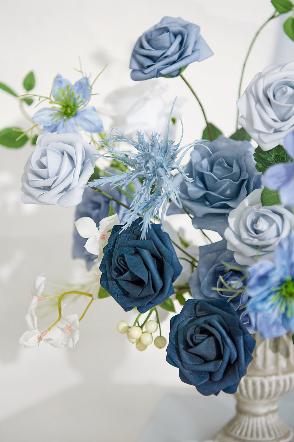 DIY Designer Flower Box in Timeless French Blue & White ( Grand Box)