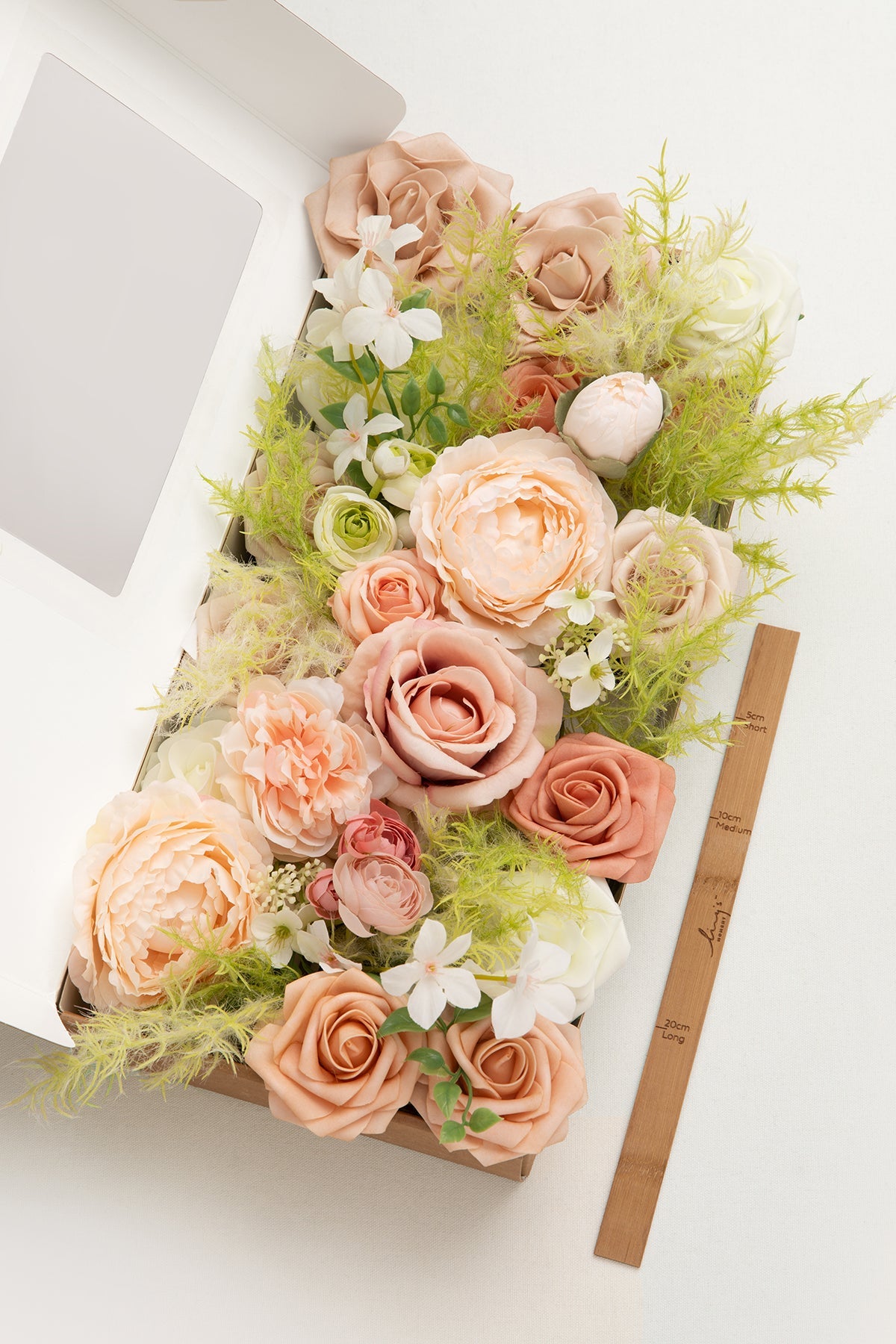 DIY Designer Flower Boxes in Flora Blush & Cream Deluxe Box