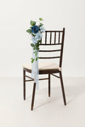 Wedding Aisle Decoration Pew Flowers in Dutch Blue & Powder Blue - Image 6