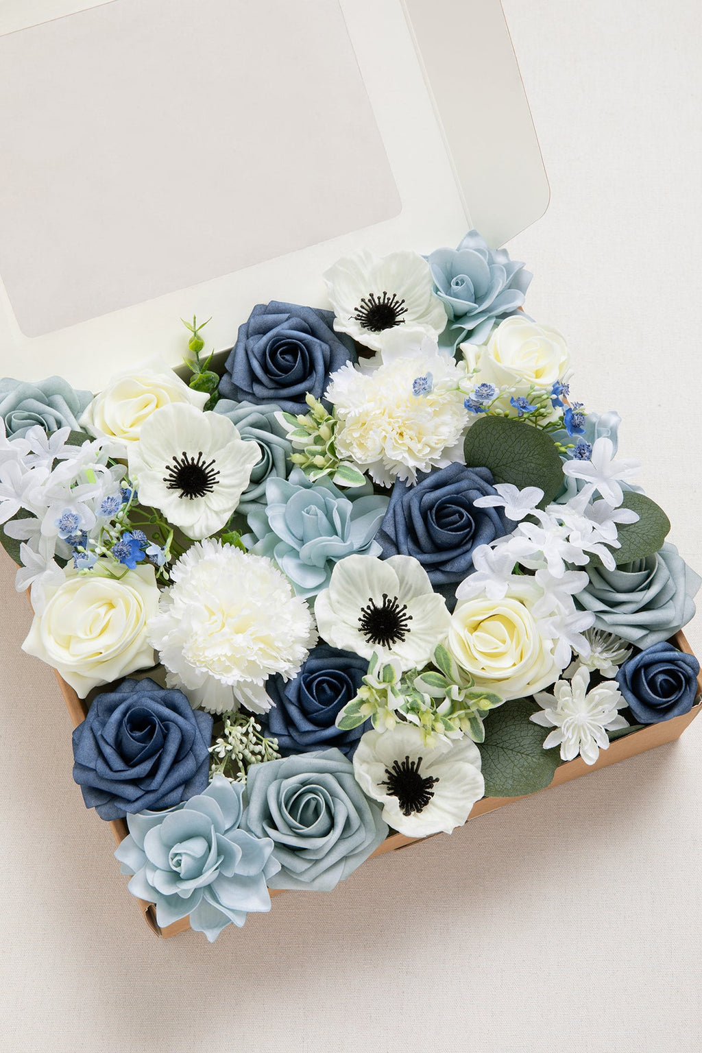Dutch Blue & Dusty Blue Flower Box - Image 18