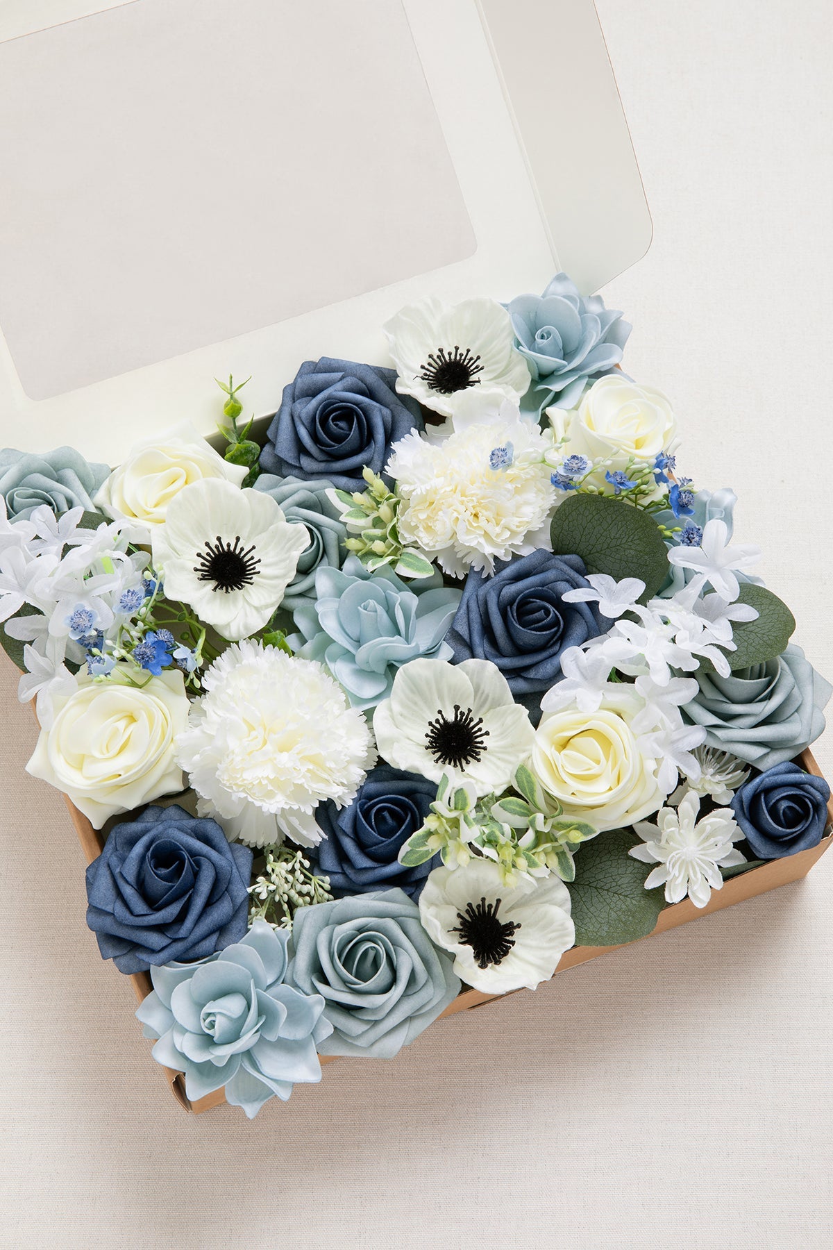 Dutch Blue & Dusty Blue Flower Box - Image 18