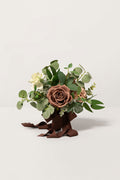 7" Bridesmaid Posy in Earth Brown & Sand Beige (Set of 6 )