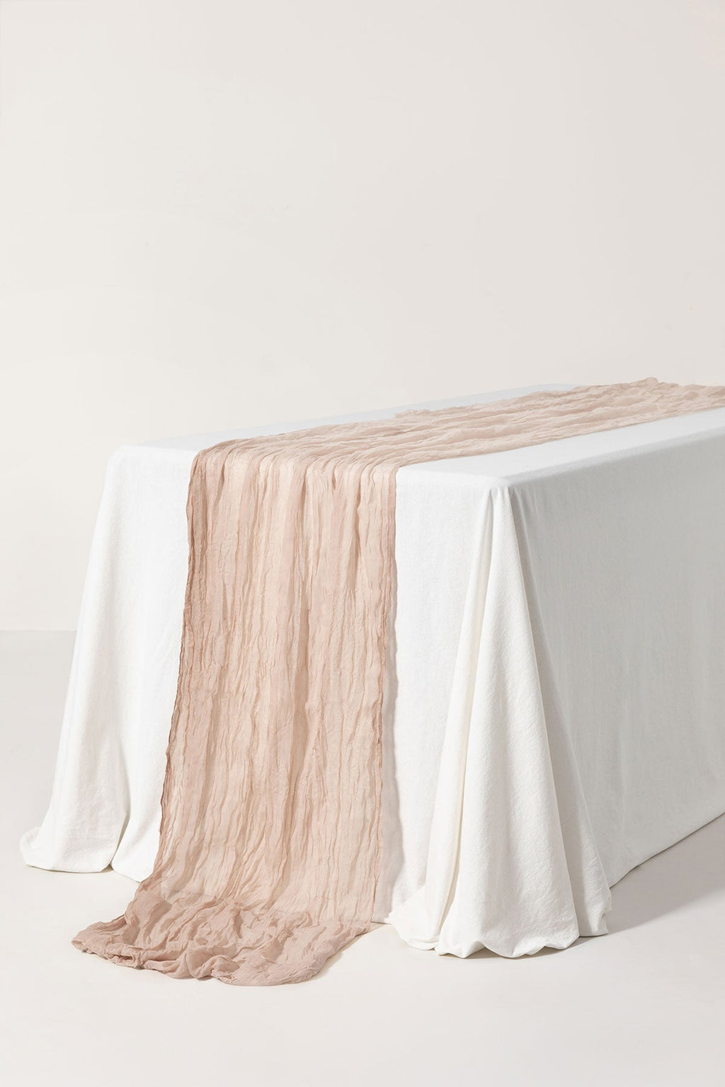 Table Linens in Warm Sand