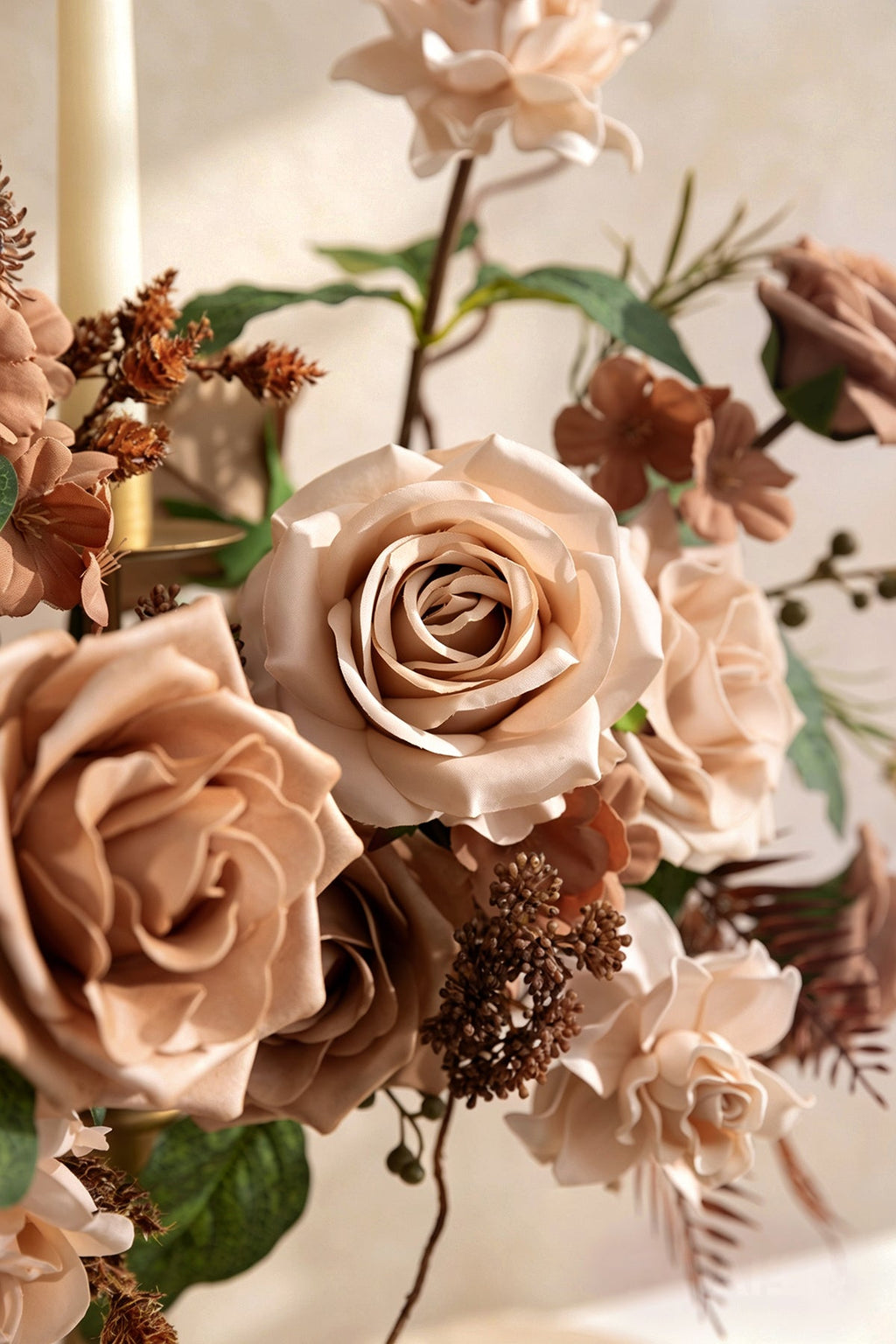 DIY Supporting Flower Boxes in Sand Beige & Nude