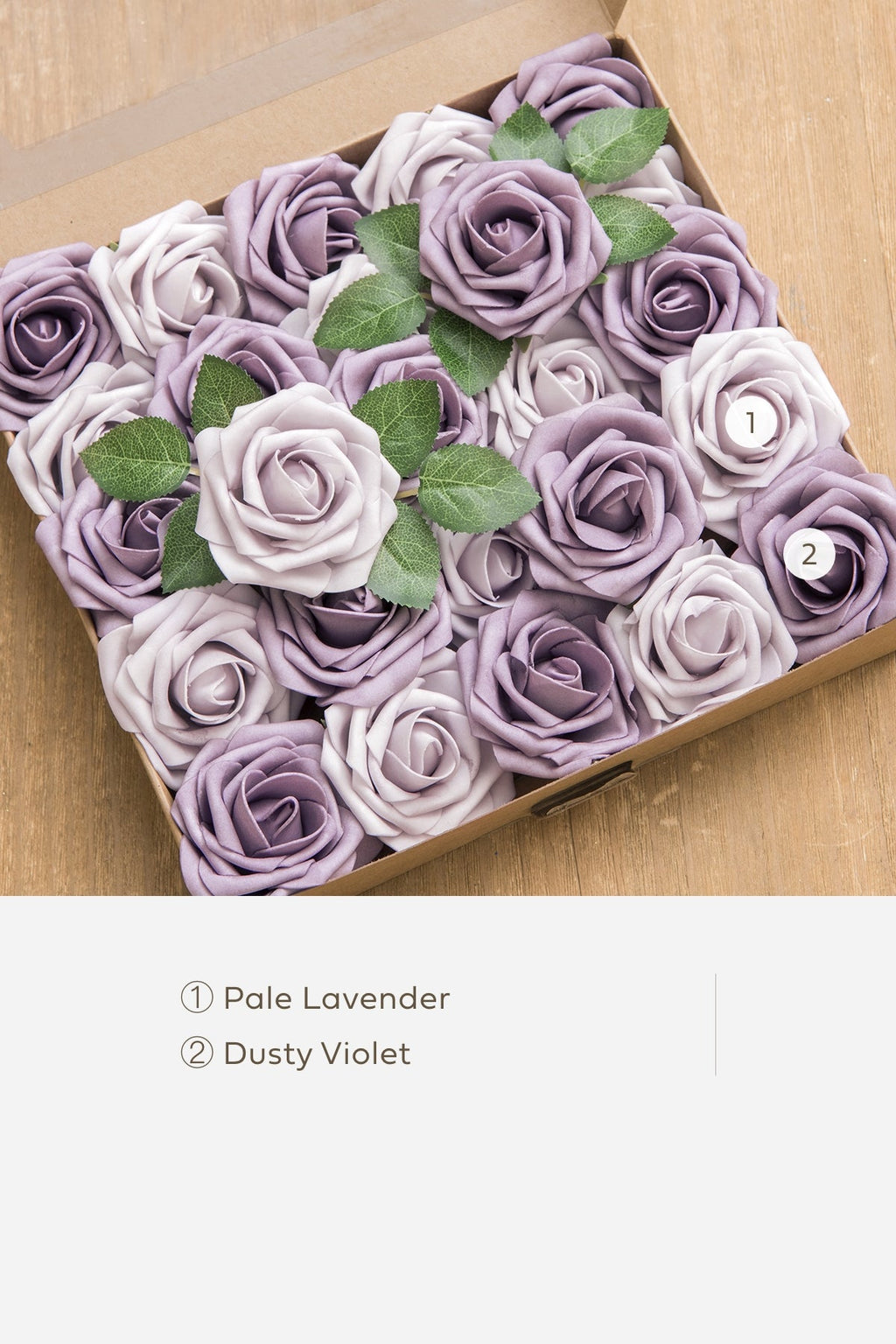 DIY Supporting Flowers in Dusty Violet & Pale Lavender
