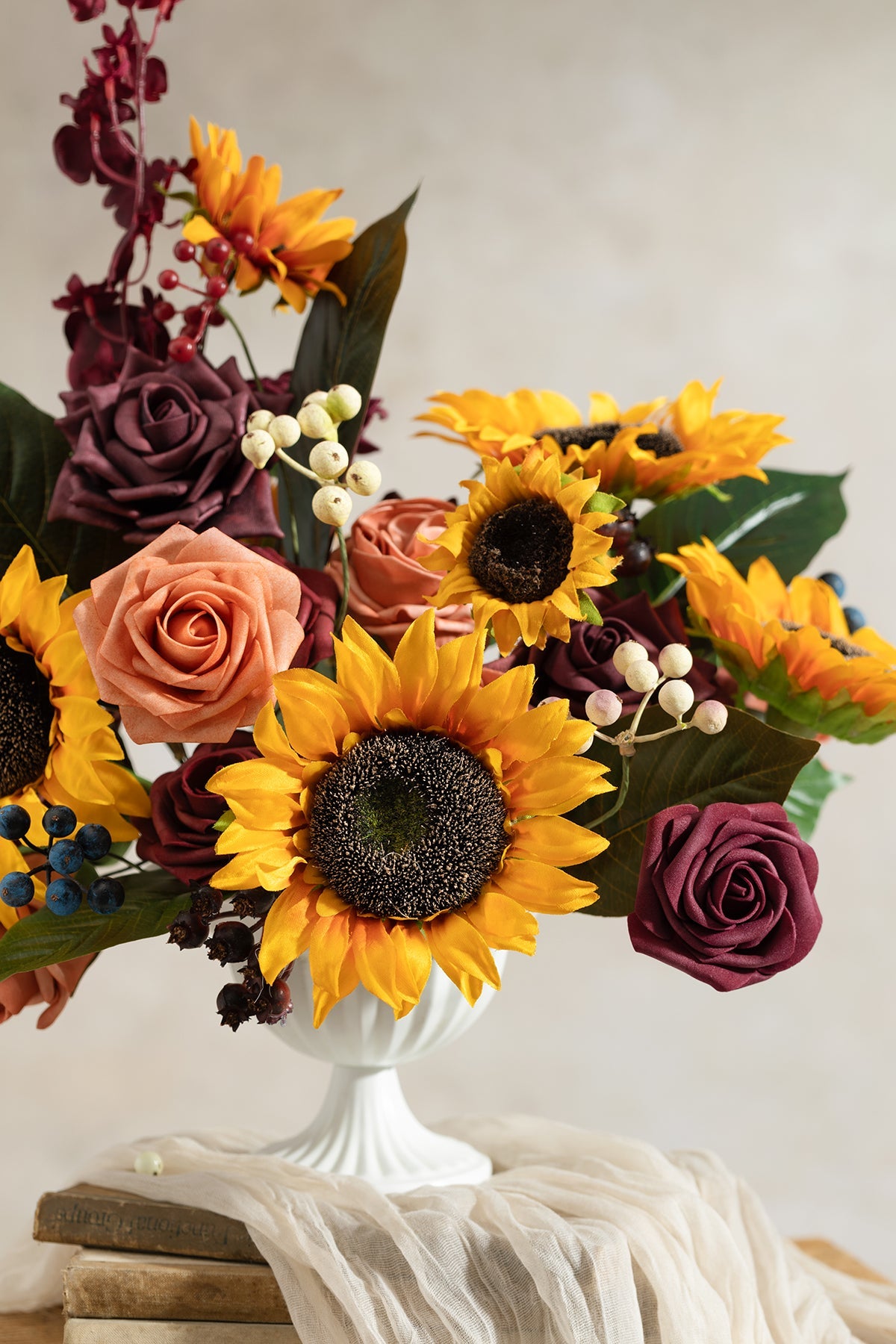 Sunflower Designer Flower Boxes - Rustic Sunflower（ Grand Box）