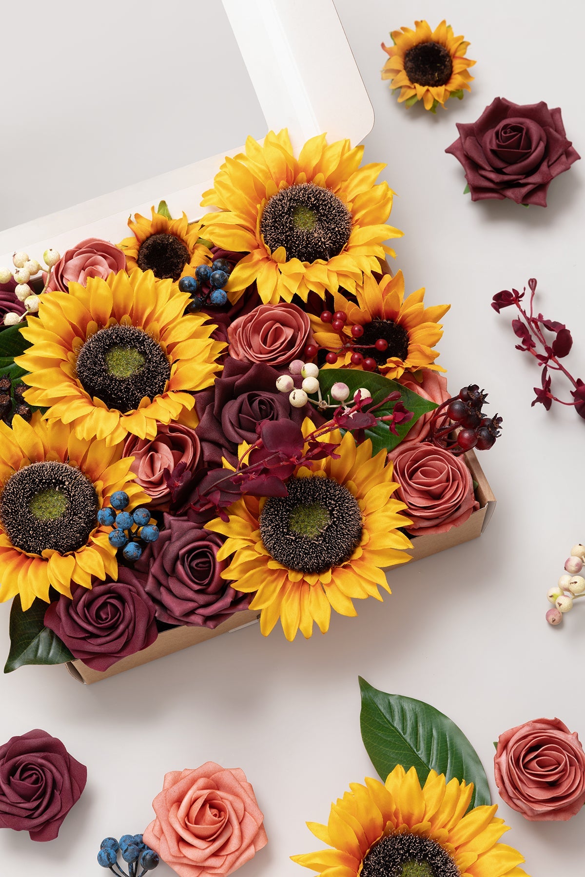 Sunflower Designer Flower Boxes - Rustic Sunflower（ Grand Box）