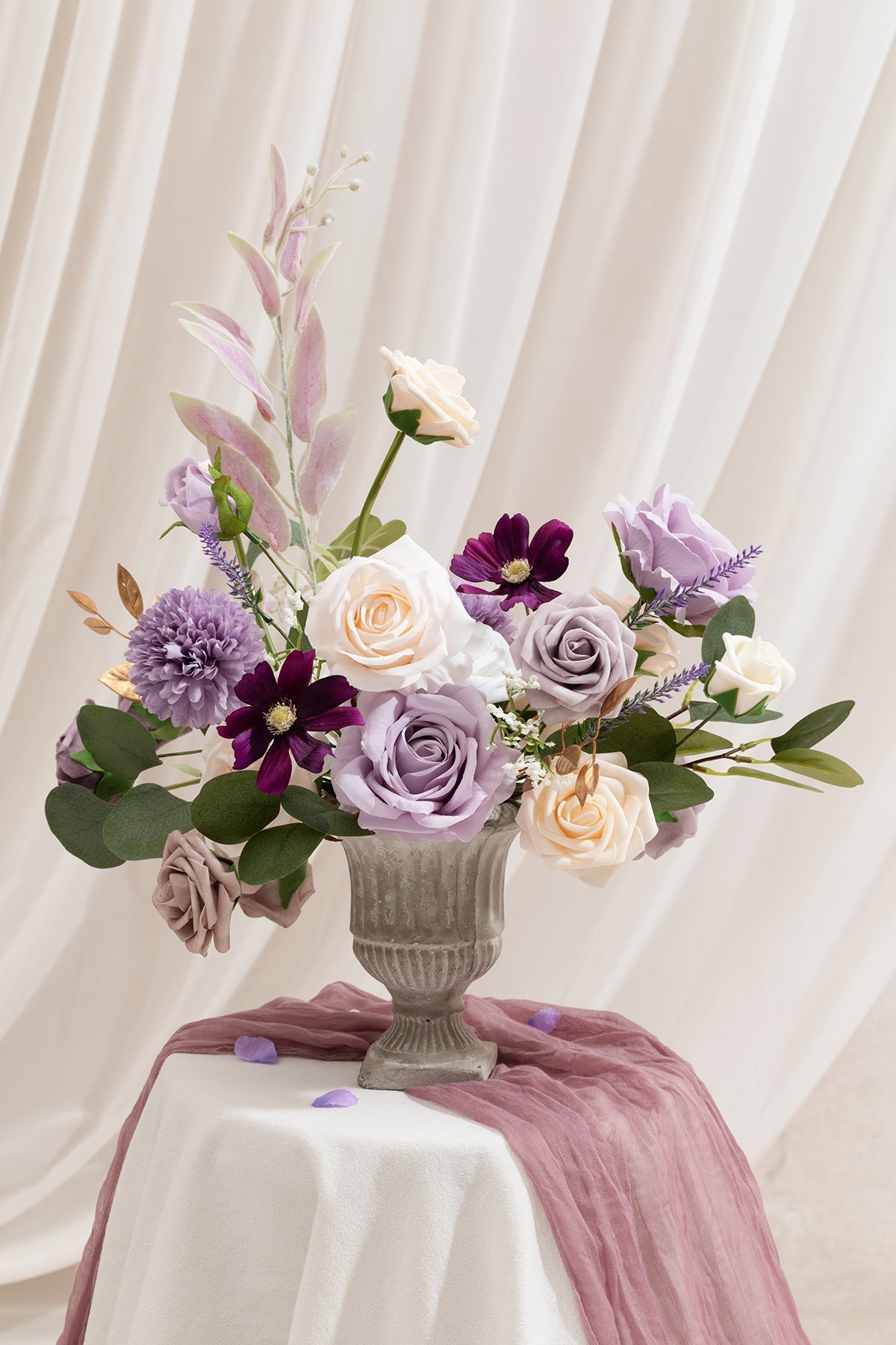 DIY Designer Flower Boxes in Audrey Lilac & Cream (Grand Box)丨Clearance