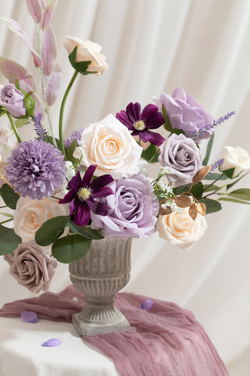 DIY Designer Flower Boxes in Audrey Lilac & Cream (Grand Box)丨Clearance