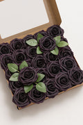 DIY Flower Box in Black Baccara Roses（25pcs）
