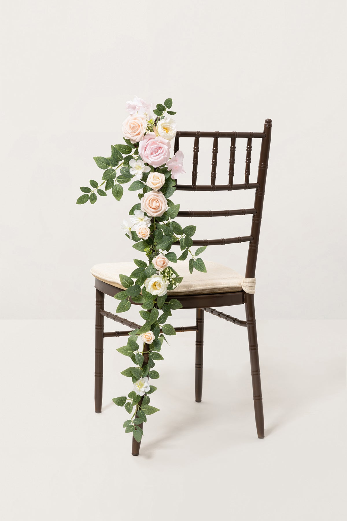 Wedding Hanging Chair Back Decoration in Blush & Cream