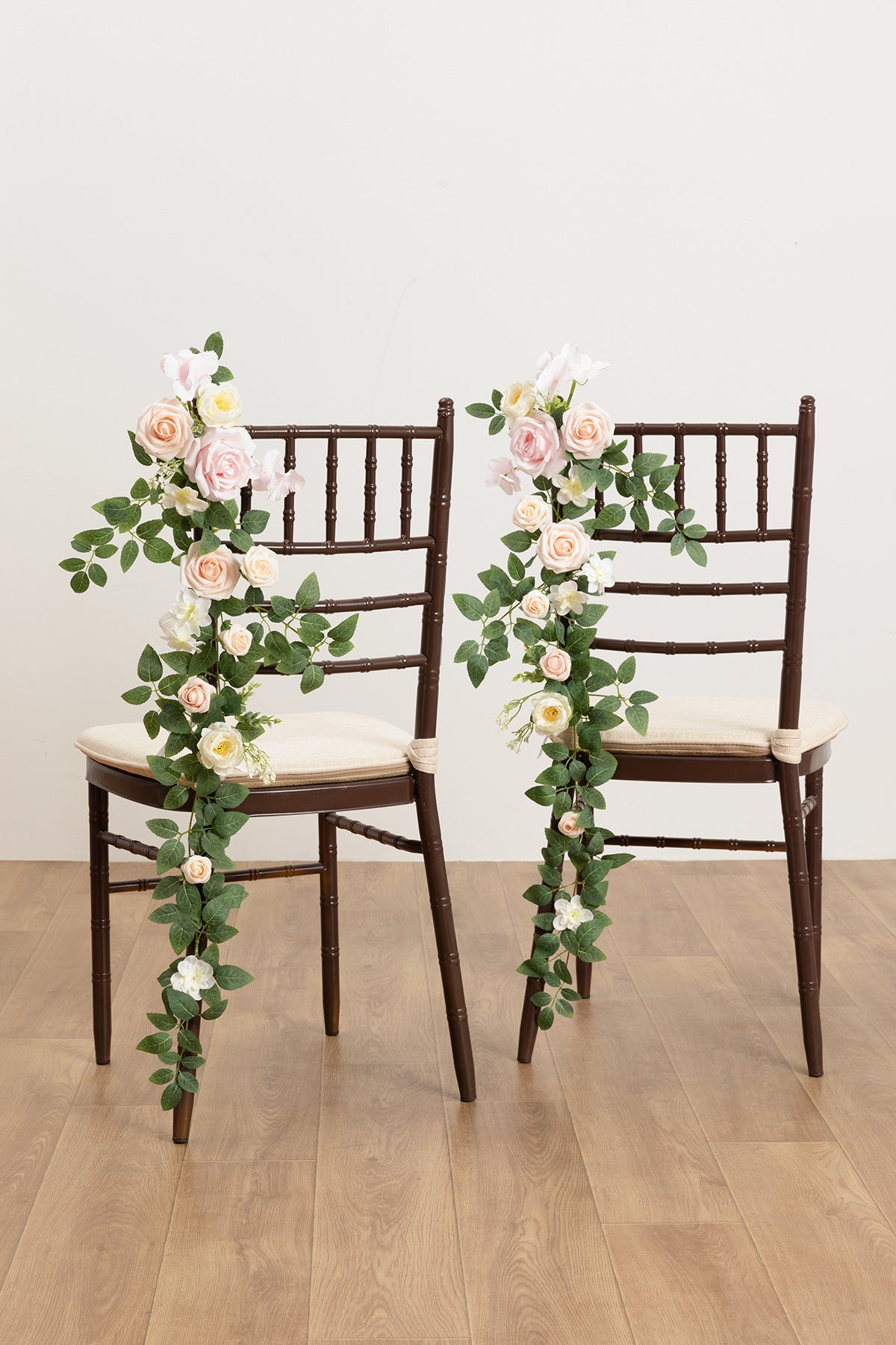 Wedding Hanging Chair Back Decoration in Blush & Cream