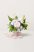 7" Bridesmaid Posy in Blush & White (Set of 6 )