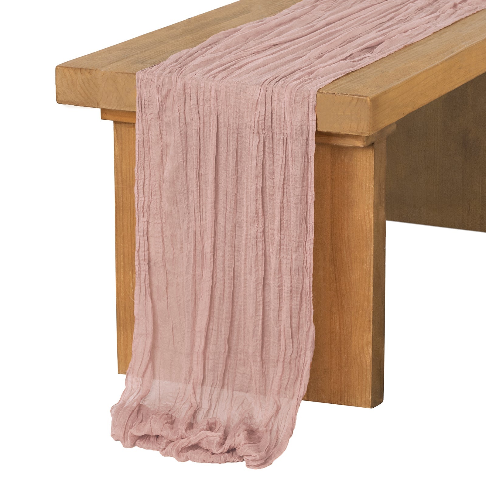 Table Linens in Burgundy & Dusty Rose ( 10ft )
