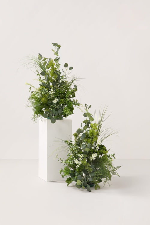 Altar Decor Free-Standing Flowers in Sage & Green