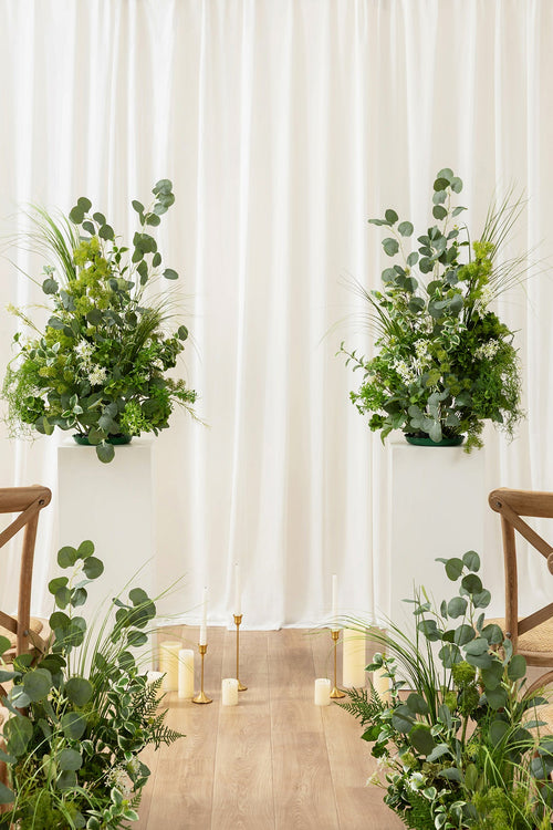 Altar Decor Free-Standing Flowers in Sage & Green丨Clearance